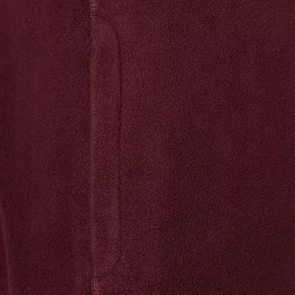 Amazon Essentials Mens FullZip Polar Fleece Vest Available in Big amp TallPolyester Burgundy