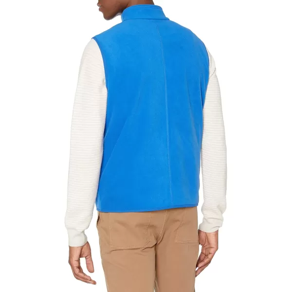 Amazon Essentials Mens FullZip Polar Fleece Vest Available in Big amp TallPolyester Cobalt Blue