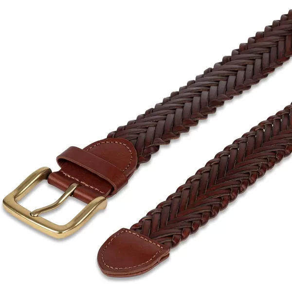 Amazon Essentials Mens Fully Adjustable Braided BeltSaddle