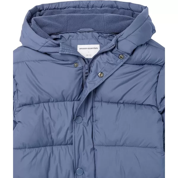 Amazon Essentials Mens Heavyweight Hooded Puffer CoatIndigo