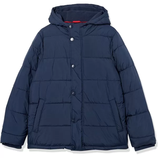 Amazon Essentials Mens Heavyweight Hooded Puffer CoatNavy