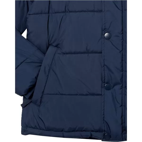 Amazon Essentials Mens Heavyweight Hooded Puffer CoatNavy