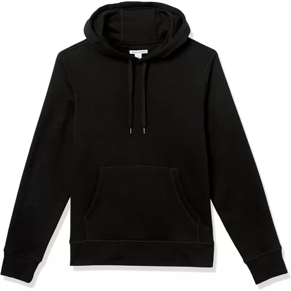 Amazon Essentials Mens Hooded Fleece Sweatshirt Available in Big amp TallBlack