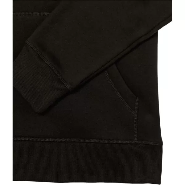 Amazon Essentials Mens Hooded Fleece Sweatshirt Available in Big amp TallBlack Heather