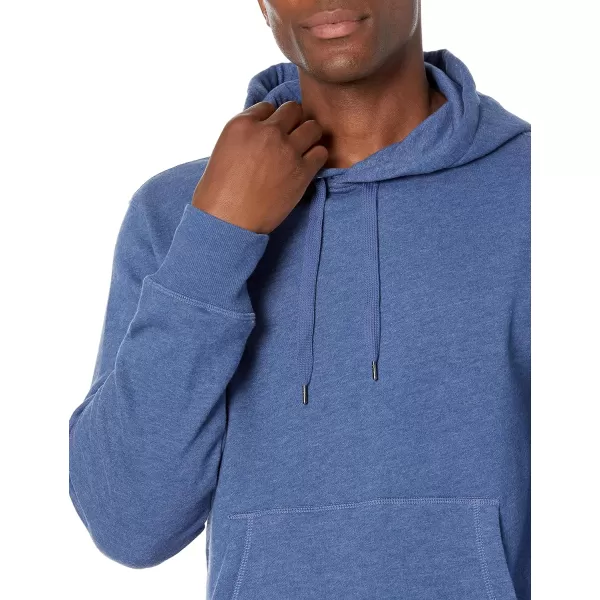 Amazon Essentials Mens Hooded Fleece Sweatshirt Available in Big amp TallBlue Heather