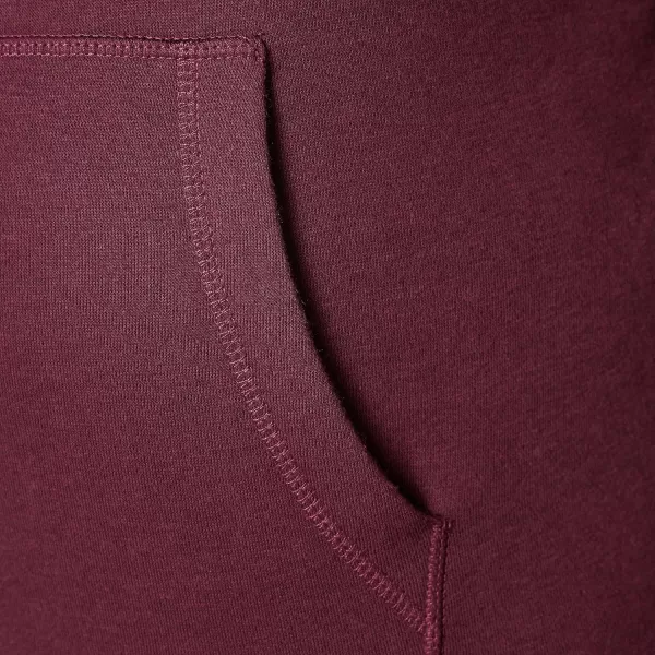 Amazon Essentials Mens Hooded Fleece Sweatshirt Available in Big amp TallBurgundy