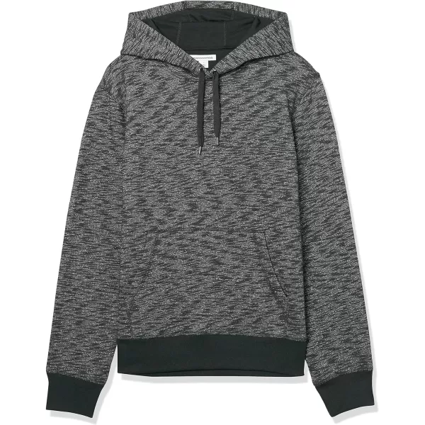 Amazon Essentials Mens Hooded Fleece Sweatshirt Available in Big amp TallCharcoal Space Dye