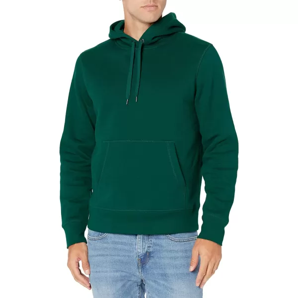 Amazon Essentials Mens Hooded Fleece Sweatshirt Available in Big amp TallForest Green