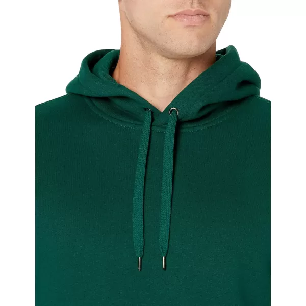 Amazon Essentials Mens Hooded Fleece Sweatshirt Available in Big amp TallForest Green