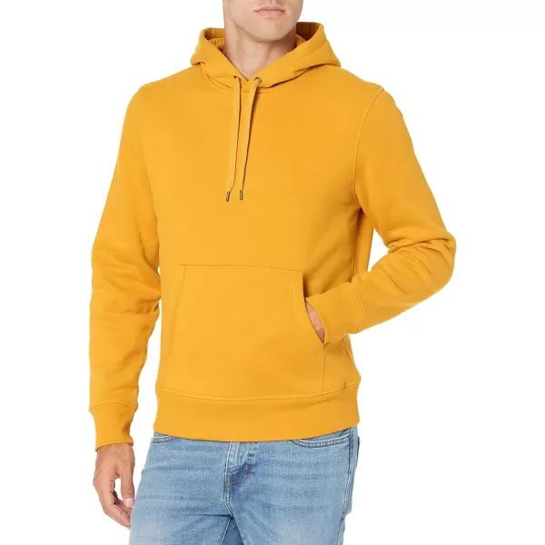 Amazon Essentials Mens Hooded Fleece Sweatshirt Available in Big amp TallGold