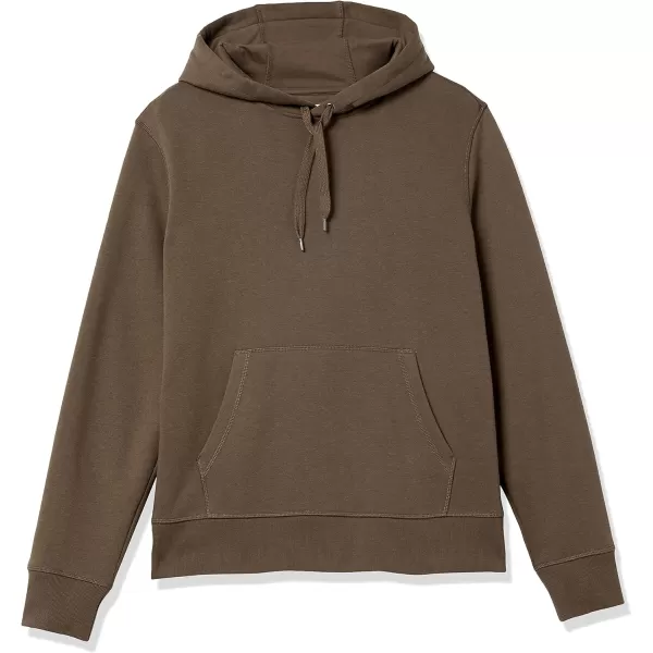 Amazon Essentials Mens Hooded Fleece Sweatshirt Available in Big amp TallMedium Brown