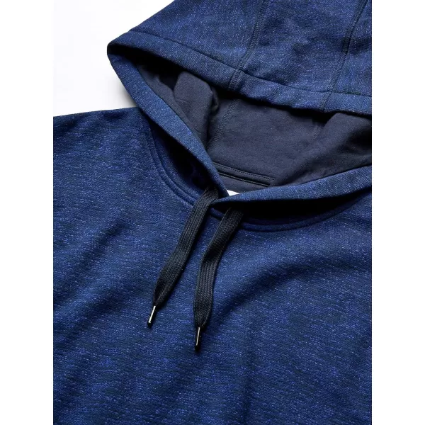 Amazon Essentials Mens Hooded Fleece Sweatshirt Available in Big amp TallNavy Space Dye