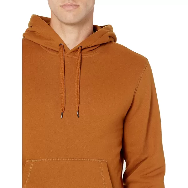 Amazon Essentials Mens Hooded Fleece Sweatshirt Available in Big amp TallNutmeg