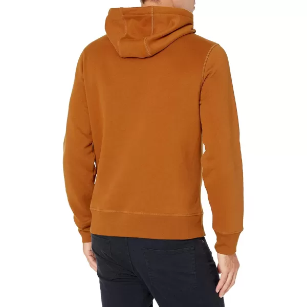 Amazon Essentials Mens Hooded Fleece Sweatshirt Available in Big amp TallNutmeg