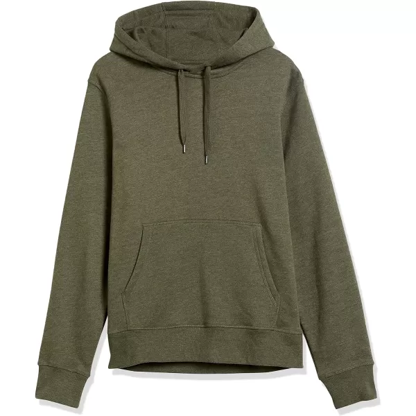 Amazon Essentials Mens Hooded Fleece Sweatshirt Available in Big amp TallOlive Heather