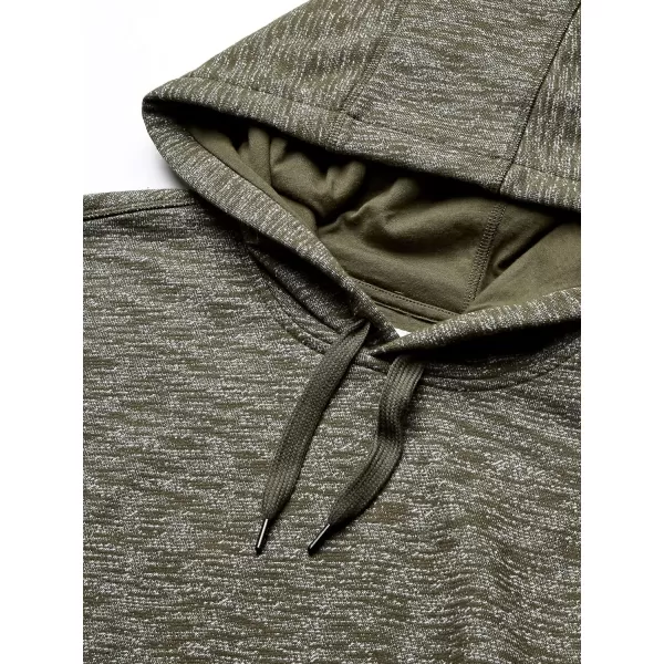 Amazon Essentials Mens Hooded Fleece Sweatshirt Available in Big amp TallOlive Space Dye