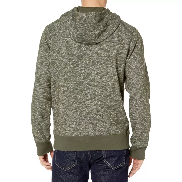 Amazon Essentials Mens Hooded Fleece Sweatshirt Available in Big amp TallOlive Space Dye