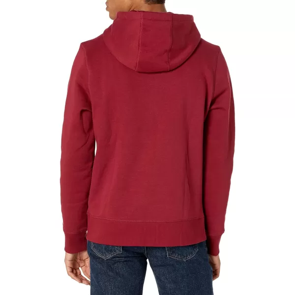 Amazon Essentials Mens Hooded Fleece Sweatshirt Available in Big amp TallRed