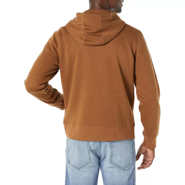 Amazon Essentials Mens Hooded Fleece Sweatshirt Available in Big amp TallToffee Brown