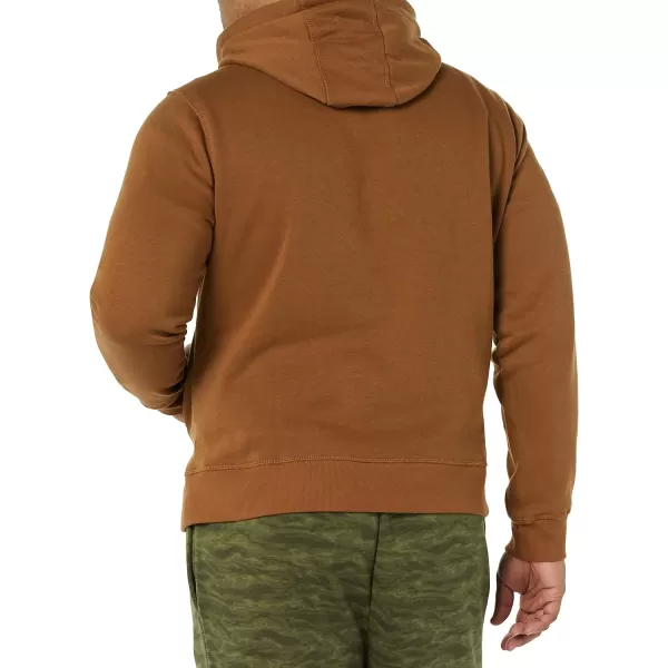 Amazon Essentials Mens Hooded Fleece Sweatshirt Available in Big amp TallToffee Brown