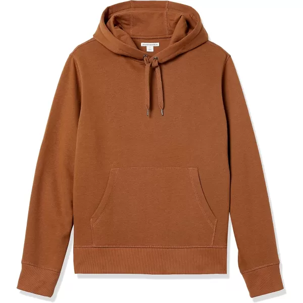 Amazon Essentials Mens Hooded Fleece Sweatshirt Available in Big amp TallToffee Brown