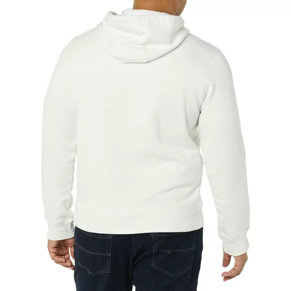 Amazon Essentials Mens Hooded Fleece Sweatshirt Available in Big amp TallWhite