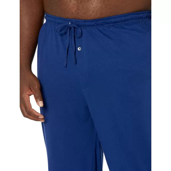 Amazon Essentials Mens Knit Pajama PantBlue