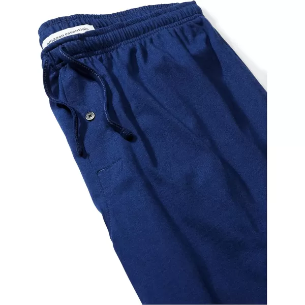 Amazon Essentials Mens Knit Pajama PantBlue