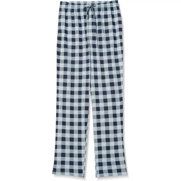 Amazon Essentials Mens Knit Pajama PantBlue Buffalo