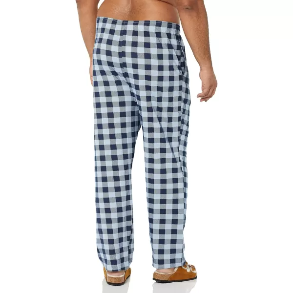 Amazon Essentials Mens Knit Pajama PantBlue Buffalo