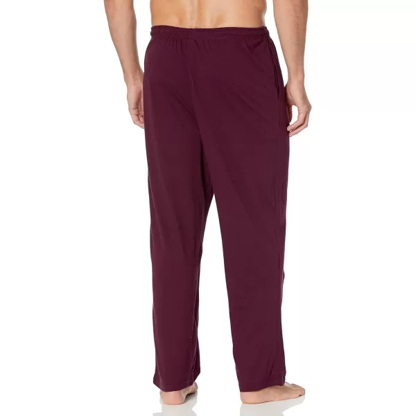 Amazon Essentials Mens Knit Pajama PantBurgundy