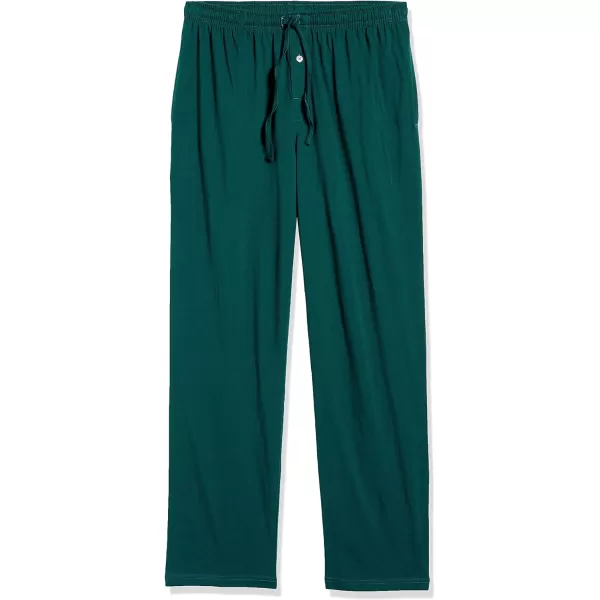 Amazon Essentials Mens Knit Pajama PantDark Green