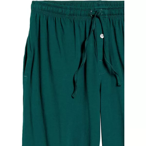 Amazon Essentials Mens Knit Pajama PantDark Green