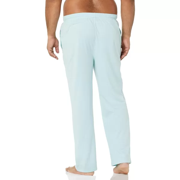 Amazon Essentials Mens Knit Pajama PantLight Blue Heather