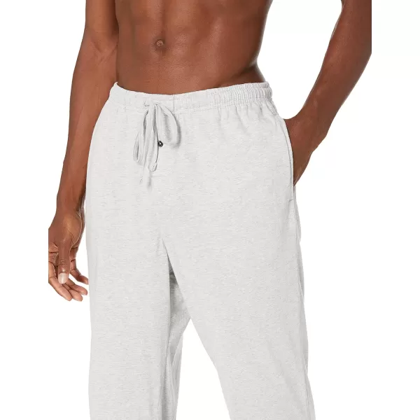 Amazon Essentials Mens Knit Pajama PantLight Grey Heather