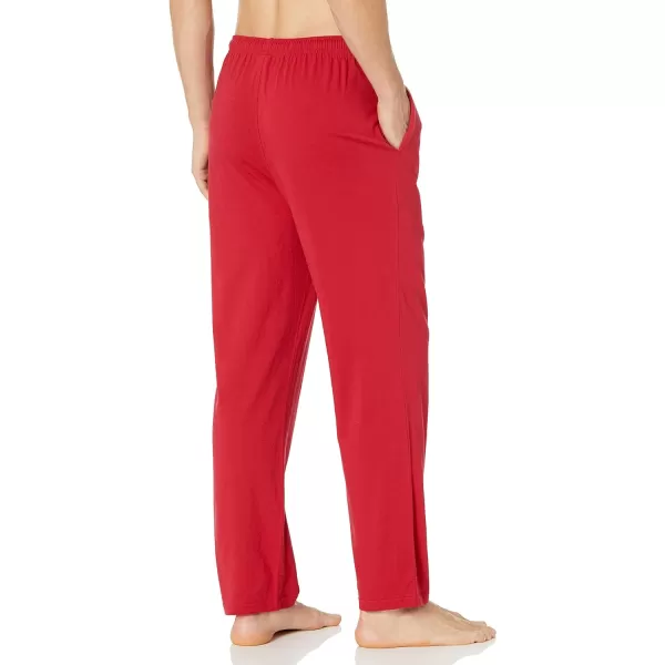 Amazon Essentials Mens Knit Pajama PantRed