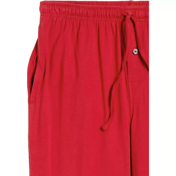 Amazon Essentials Mens Knit Pajama PantRed