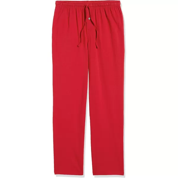 Amazon Essentials Mens Knit Pajama PantRed