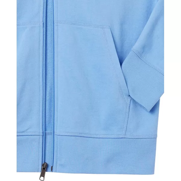 Amazon Essentials Mens Lightweight French Terry FullZip Hooded SweatshirtFrench Blue