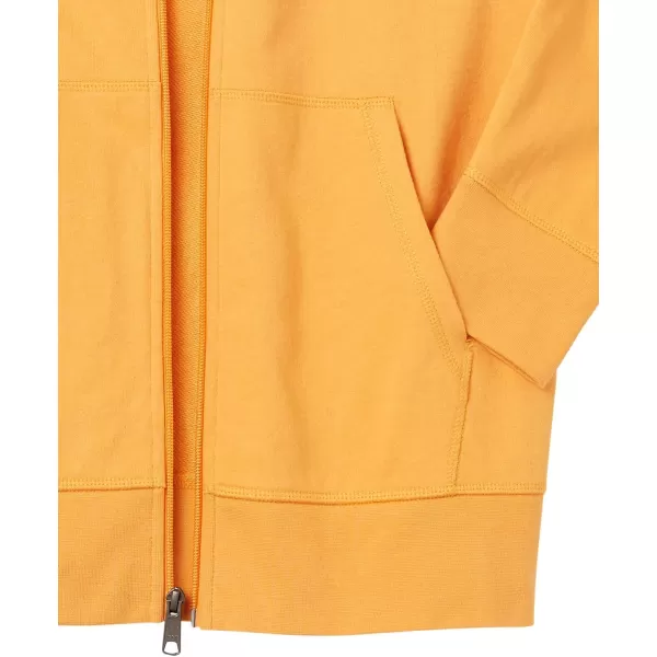 Amazon Essentials Mens Lightweight French Terry FullZip Hooded SweatshirtGolden Yellow