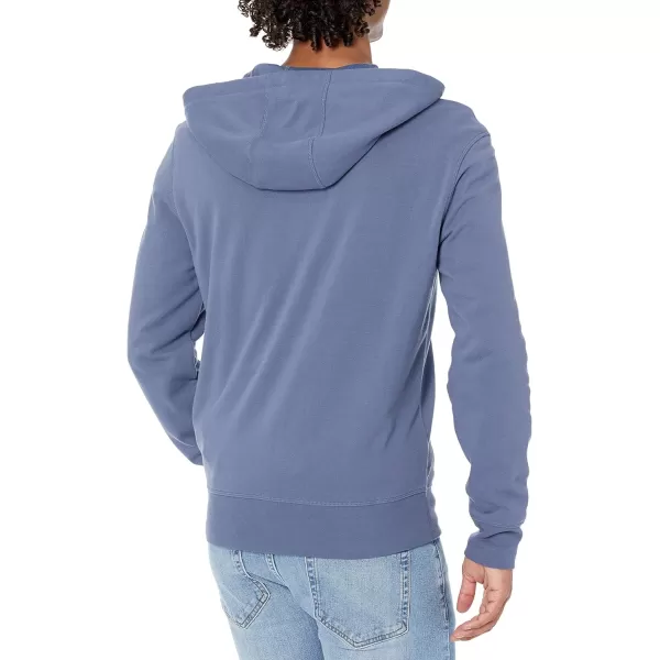 Amazon Essentials Mens Lightweight French Terry FullZip Hooded SweatshirtIndigo