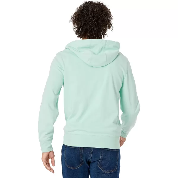 Amazon Essentials Mens Lightweight French Terry FullZip Hooded SweatshirtMint Green