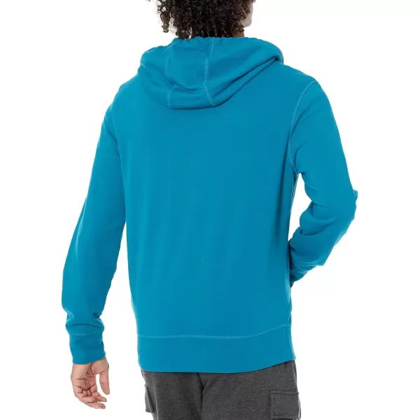 Amazon Essentials Mens Lightweight French Terry FullZip Hooded SweatshirtTeal Blue