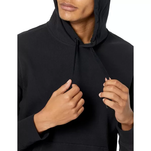 Amazon Essentials Mens Lightweight French Terry Hooded SweatshirtBlack