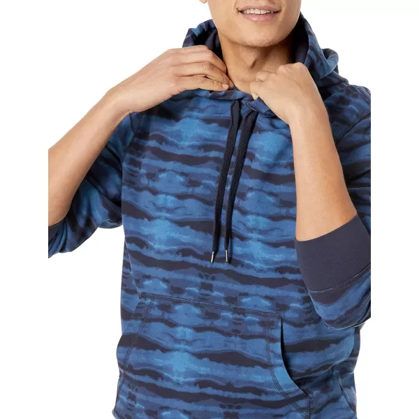 Amazon Essentials Mens Lightweight French Terry Hooded SweatshirtBlue Wave