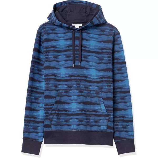 Amazon Essentials Mens Lightweight French Terry Hooded SweatshirtBlue Wave