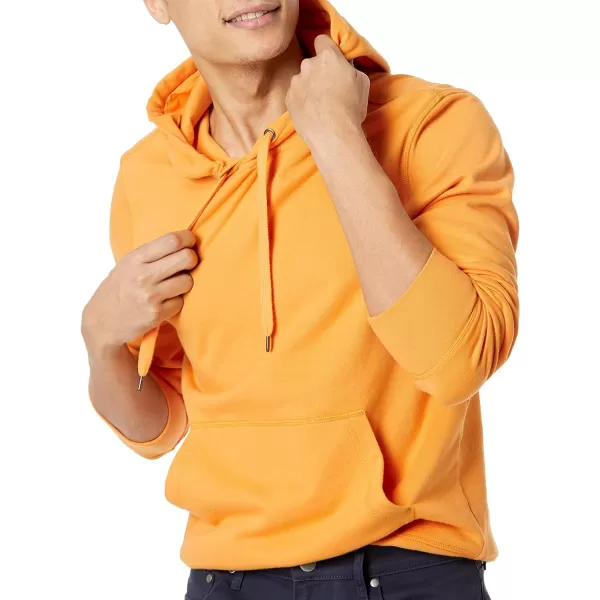 Amazon Essentials Mens Lightweight French Terry Hooded SweatshirtGolden Yellow