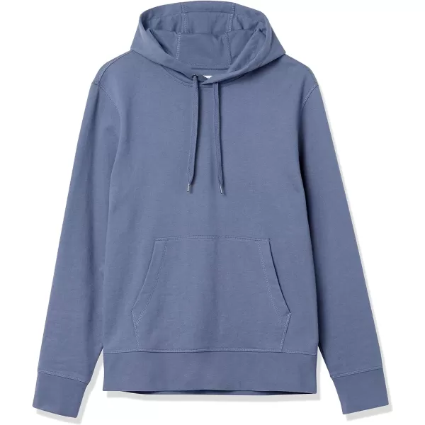 Amazon Essentials Mens Lightweight French Terry Hooded SweatshirtIndigo