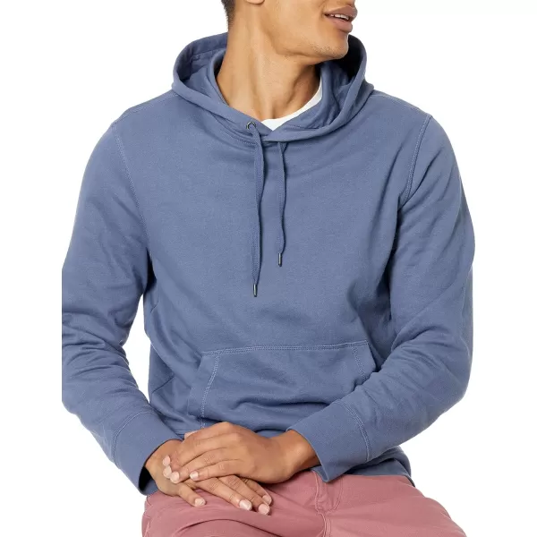 Amazon Essentials Mens Lightweight French Terry Hooded SweatshirtIndigo