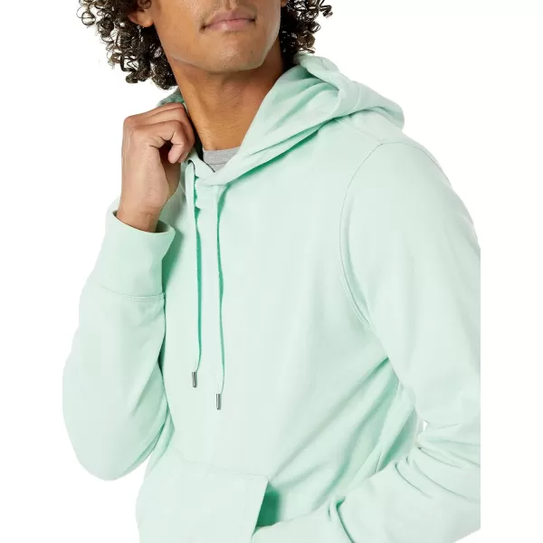 Amazon Essentials Mens Lightweight French Terry Hooded SweatshirtMint Green